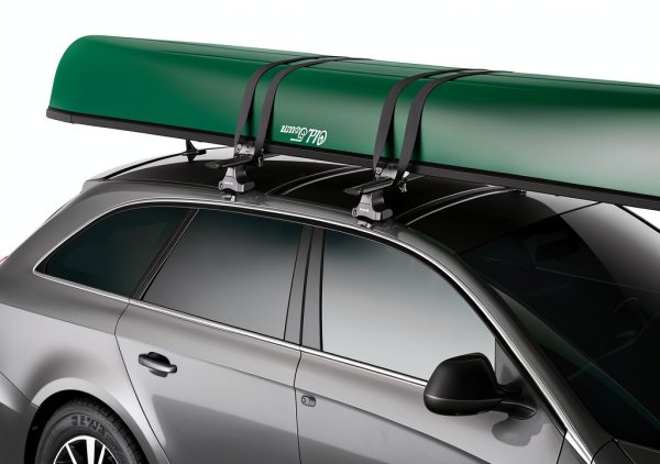 Thule Portage Roof Mount Canoe Rack Black with Cushioned Pads-3