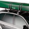 Thule Portage Roof Mount Canoe Rack Black with Cushioned Pads-1