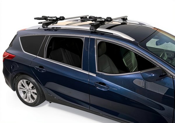 Kayak Car Rack Malone MPG132 Black Universal Fit Quick‑Release Hubs-1