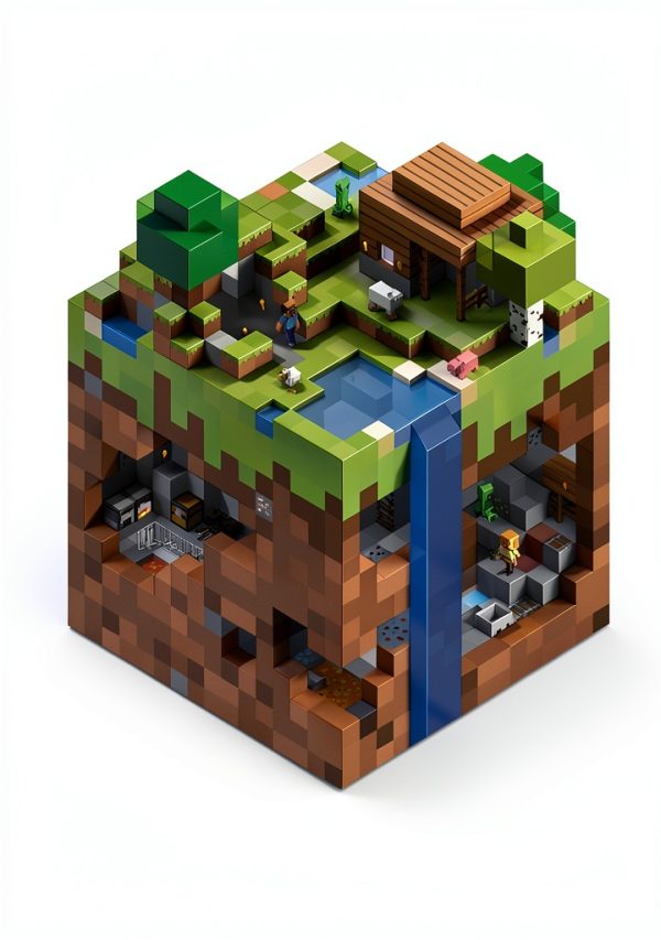 Minecraft Guide by Random House Worlds Kindle Edition for Kids-0