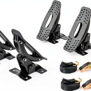 AA-Racks KX-405-BLK Universal Kayak Canoe Roof Carrier Foldable 2200lb-0