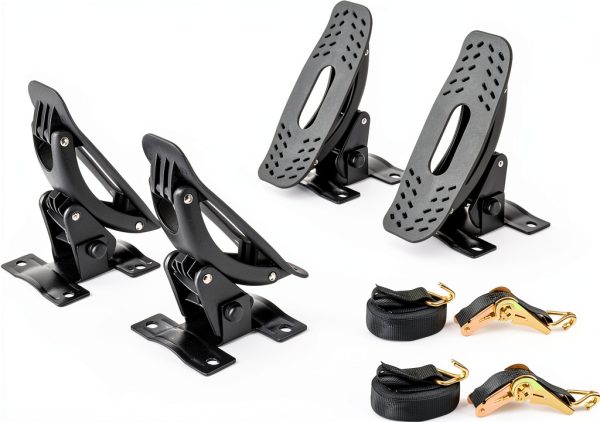 AA-Racks KX-405-BLK Universal Kayak Canoe Roof Carrier Foldable 2200lb-0