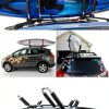 YUANSHI Aluminum Folding Kayak Roof Rack Black Silver Universal Fit-6