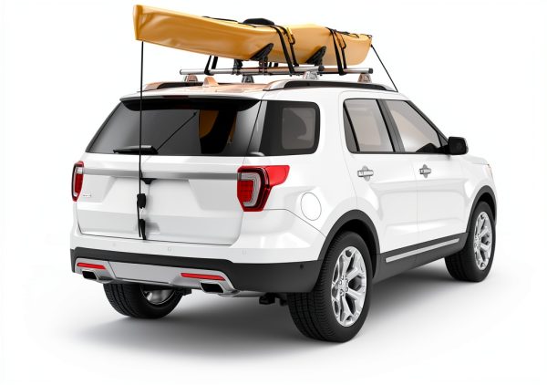 AA-Racks KX-405-BLK Universal Kayak Canoe Roof Carrier Foldable 2200lb-5