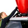 Swagman Contour Roof Mount Kayak Rack Black with Tie‑Down Straps-1