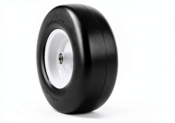 11x4.00-5 Lawn Mower Tires FAHKNS Flat Free 5 Inch Foam Wheel Pack-2