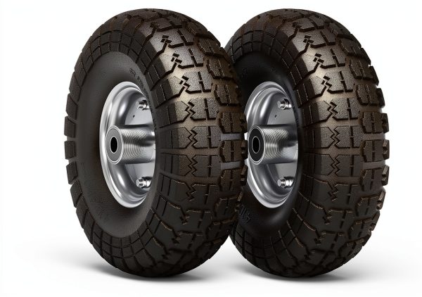 10" Winisok Solid Tire Wheels 4.10/3.50-4 Duty Replacement – 2 Pack-0