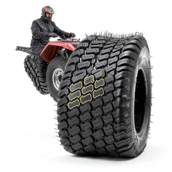 TUFFIOM 20x8.00-8 Lawn Mower Tires 2pcs 4PR Tubeless Turf-5