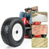 13x5.00-6 Flat Free Tire & Wheel by CMOOD – 2 Pack Solid Rubber Tires-3