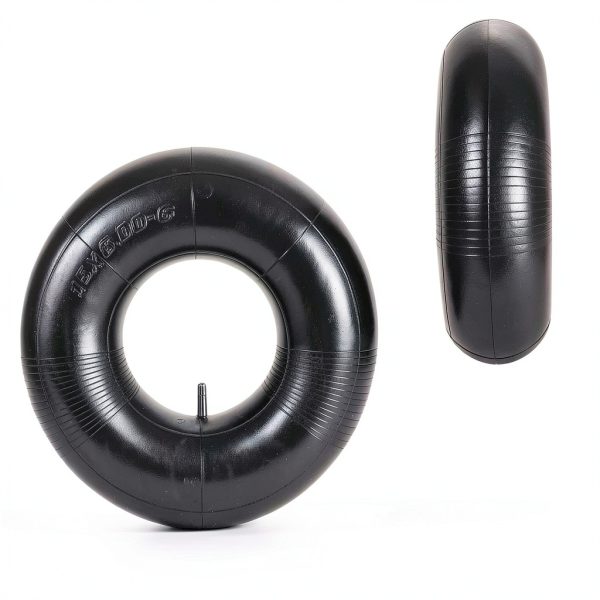 2 Pack 15x6.00-6" Inner Tubes, Heavy Duty Replacement Lawn Mower Tire Tubes with TR-13 Valve Stem, Inner Tubes Ideal for Yard Tractors, Wheelbarrows, Snow Blowers, ATVs, Go Karts, Golf Carts-1
