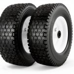 13x5.00-6 Flat Free Tire & Wheel by CMOOD – 2 Pack Solid Rubber Tires-0