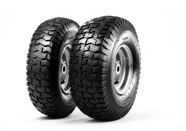 MZREXN 15x6.00-6 Lawn Mower Tires and Wheel Assembly, Front Tires Replacement, Compatible with John Deere & More Riding Mowers, 4 Ply Pneumatic, 3" Centered Hub, 3/4" Bearings, 2PCS-3