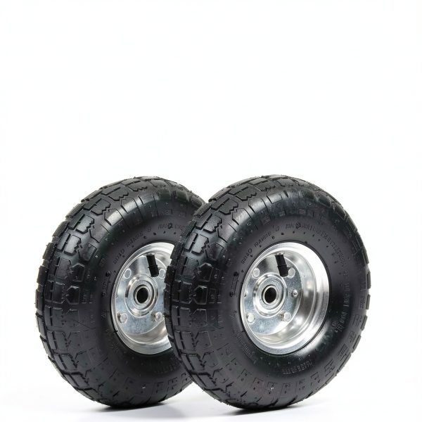 4.10/3.50-4 Pneumatic Tire AR-PRO 2 Pack 10" Wheel with 5/8" Bearings-1