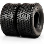 TUFFIOM 20x8.00-8 Lawn Mower Tires 2pcs 4PR Tubeless Turf-0